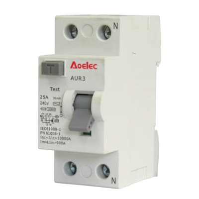 Diferencial 2x25A 30mA Clase AC AOELEC