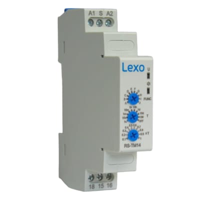 Rele Multifuncion RS-TM14 12-240V 1C/O Lexo