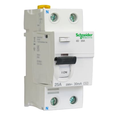 Int. Diferencial IID 2P 25A 30ma Clase AC Schneider