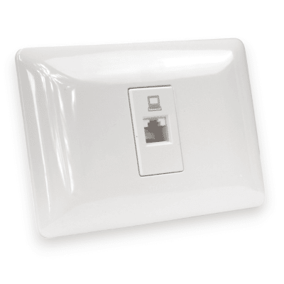 Toma rj45 cat5 ethernet mtx blanco 2943 STANFORD