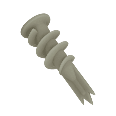 Tarugo Vulcanita (Cola de Chancho) 13-40mm Blanco 100 Un Mec