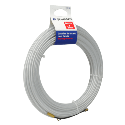 Laucha de Acero con Funda Transp. 4mm 30M Stanford