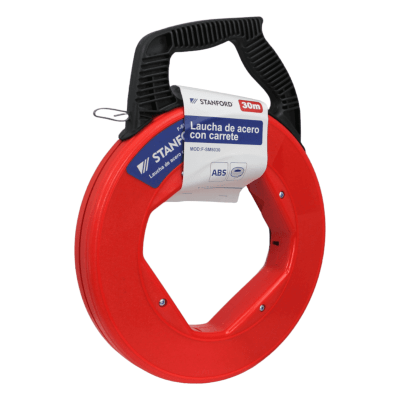 Laucha de Acero 3mm Con Carrete ABS 30M Stanford