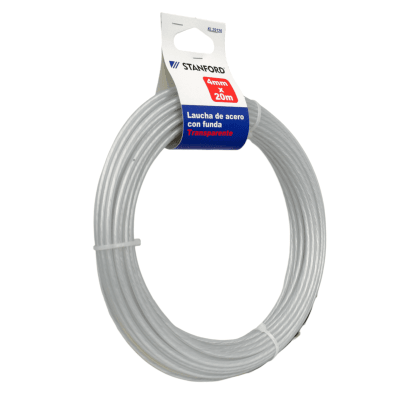 Laucha de Acero con Funda Transp. 4mm 20M Stanford