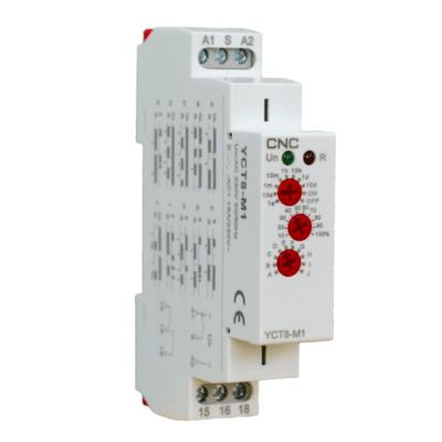 Rele Temporizador 10 Funciones YCT8-M1 1NO-1NC 16A 230V CNC