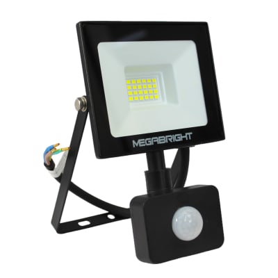 Proyector Led 20w 6000k Telco Flat C/Sensor MEGABRIGHT