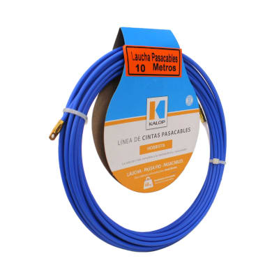 Laucha Pasacable Domiciliaria Reforzada Hobbista 10m Kalop1