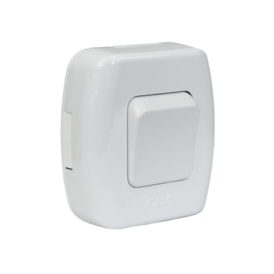 Casquete interruptor simple 9/24 comb. 10a tekna blanco kalop1