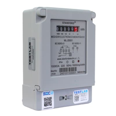 Medidor Electronico Monofasico 10(60)A Stanford