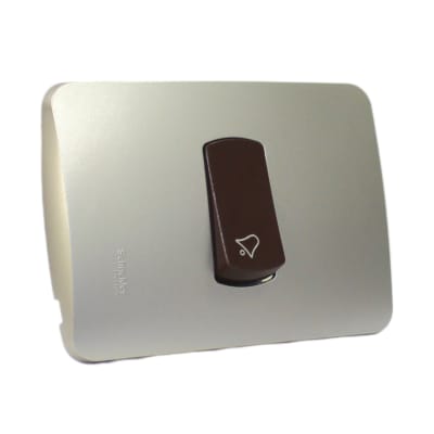 Pulsador Simple 16A/250V Miluz Dorado Schneider