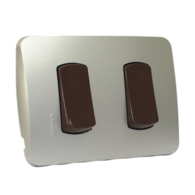 Interruptor 9/12 + 9/24 16A/250V Miluz Dorado Schneider1