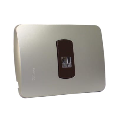 Toma Telefonica RJ11 Miluz Armada Dorado Schneider1