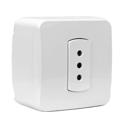 Casquete Tomacorriente Simple10A 250V Miluz Blanco Schneider