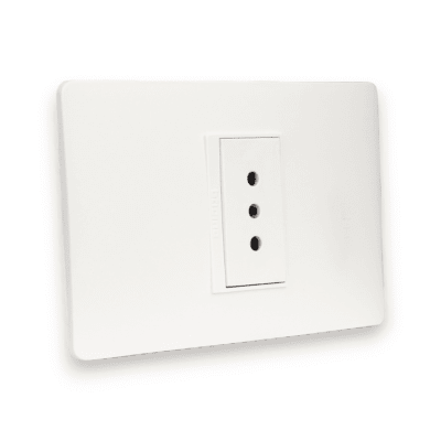 Tomacorriente Simple 10A Luzica Armado Bticino Ref Pu1113