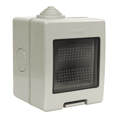 Casquete hidrobox IP55 68x82x66mm 1 mod.
