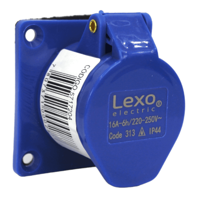 Hembra embutida IP44 16A 2p+t 220V