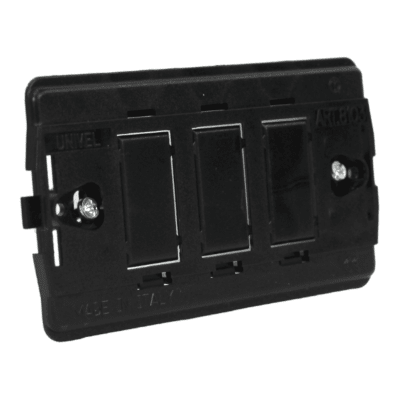 Soporte serie 8000 3 módulos