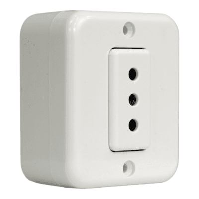 Casquete s/p tomacorriente simple 10A STANFORD1