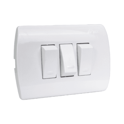 Interruptor Triple 9/32 10a 220v  Aris Mec Ref Certificado