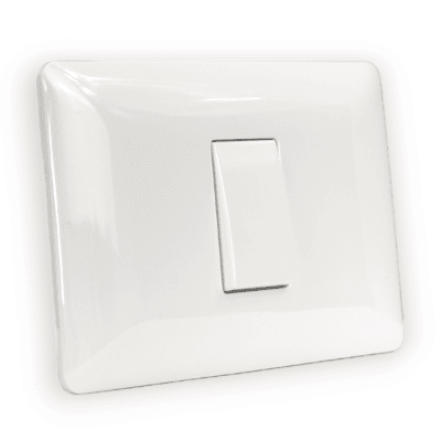 Interruptor simple 9/12 10A 220V BL 2911 STANFORD