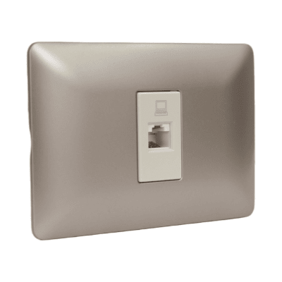 Toma rj45 cat5 ethernet mtx champagne 3943 STANFORD1
