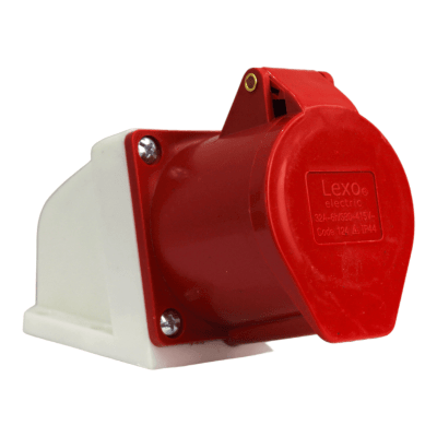 Hembra sobrepuesta IP44 32a 3p+t 380v1