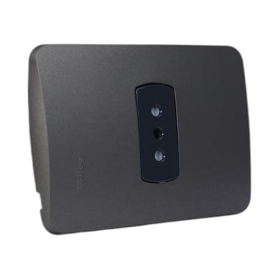 Tomacorriente Simple 10A/250V 2P+T Miluz Grafito Schneider