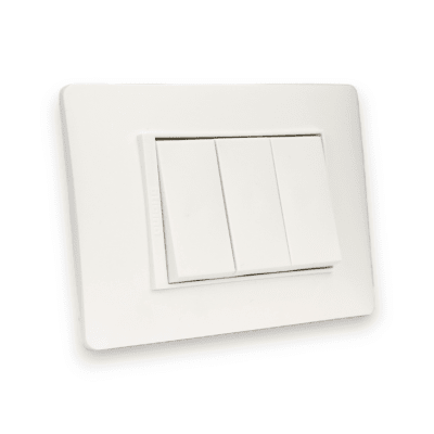 Interruptor Triple 9/32 10a Luzica Bticino Ref Pu1300