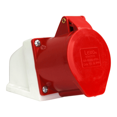 Hembra sobrepuesta IP44 32a 3p+t+n 380v