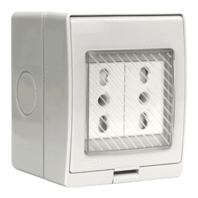 Hydrobox s/p Tomacorriente doble 10/16a Stanford