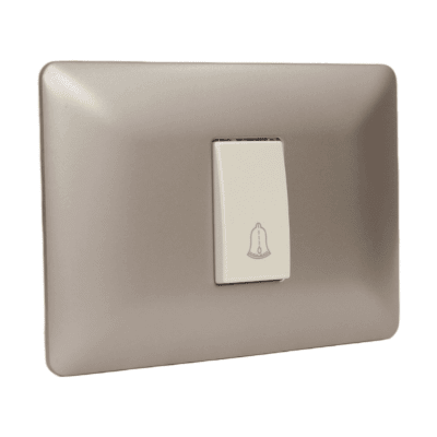 Pulsador timbre 220v mtx champagne 3941 STANFORD