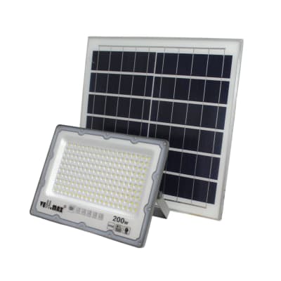 Proyector Led Solar 200w 10h Autonomia 6500k Vellmax1