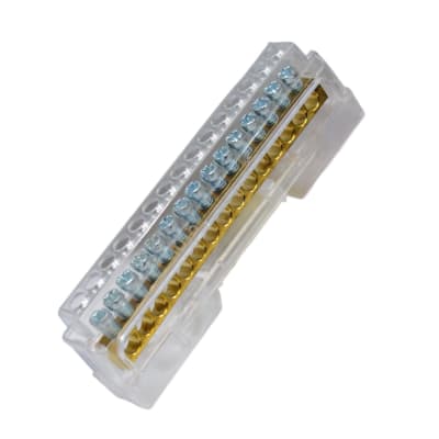 Regleta Riel Din Aislada Neutro Blanca 15 Pts 63A