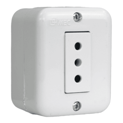 Casquete s/p tomacorriente simple 10A IMEC