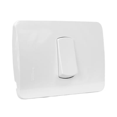 Interruptor Simple 9/12 16A/250V Miluz Blanco Schneider