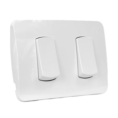 Interruptor Doble 9/15 16A/250V Miluz Blanco Schneider