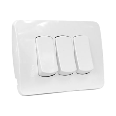 Interruptor Triple 9/32 16A/250V Miluz Blanco Schneider1