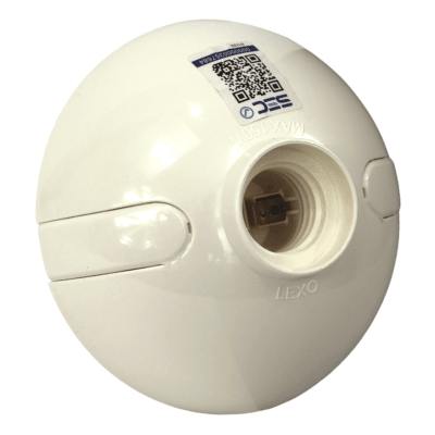 Soquete oval plafón e27