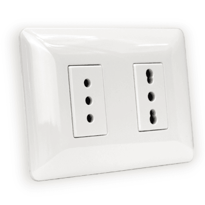 Tomacorriente 10a + 10/16a 220v blanco 2922 STANFORD