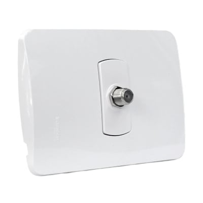 Toma Coaxial TV Miluz Armada Blanco Schneider