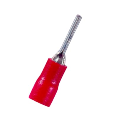 Terminal Punta Rojo 22-16 Awg Bolsa 100 unidades