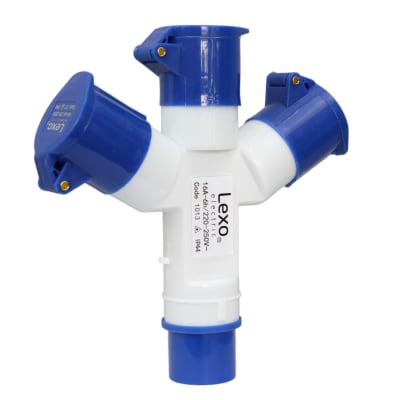 Enchufe Industrial Derivación Multiple Monofasico Pulpo 16a1