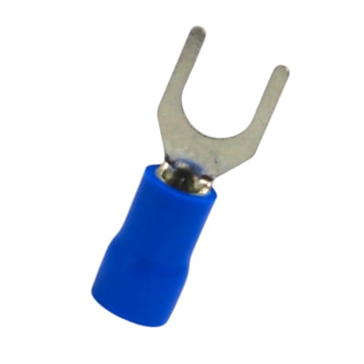 Terminal Horquilla Azul M5 16-14awg 5mm Bolsa 100un