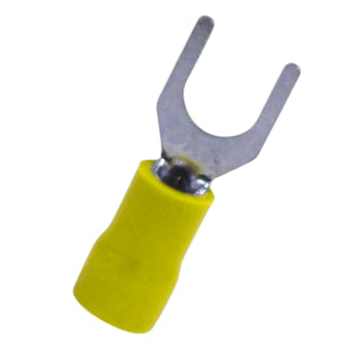 Terminal Horquilla Amarillo M6 12-10 Awg 6mm Bolsa 100un