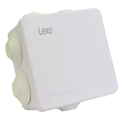 Caja Estanca Pvc 7 Conos 85X85X50 IP55 IK07 LEXO