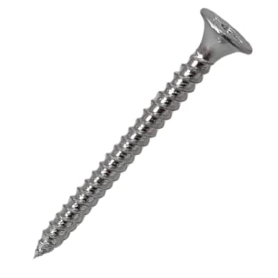 Tornillo volcanita punta fina zincado 6x1 1/4 caja 100 un1