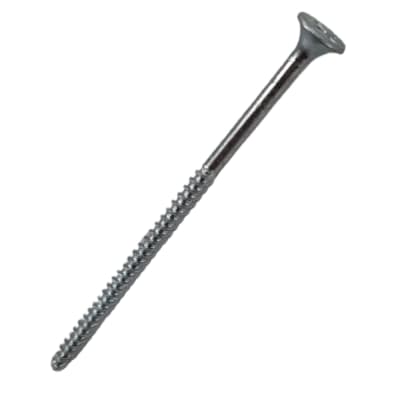Tornillo volcanita punta fina zincado 6x3 caja 100 un