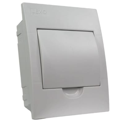 Tablero Embutido L/H Tapa Blanca 8 Circuitos Lexo1