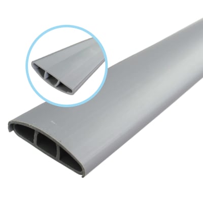 Bandeja Piso PVC 75x17 2Mts C/Tabique Gris KALOP1