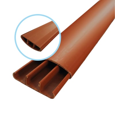 Bandeja Piso PVC 48x13 2Mts C/Tabique Madera KALOP